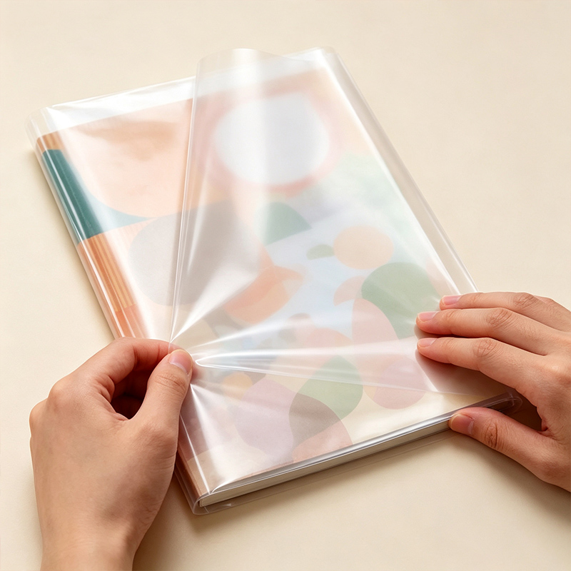 Decorative Embossed PVC Book Cover Film